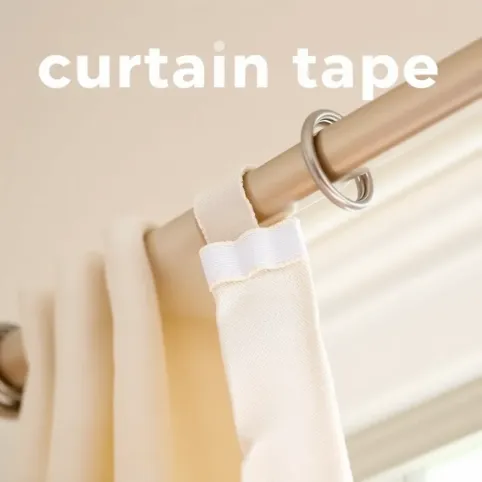 Jak powiesić zasłony na taśmie