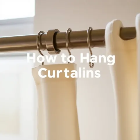 Jak wieszać zasłony na karniszu