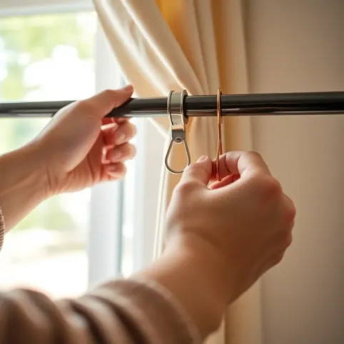 Jak wieszać zasłony na szynie