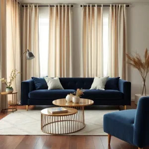 Jakie Zasłony Do Granatowej Kanapy