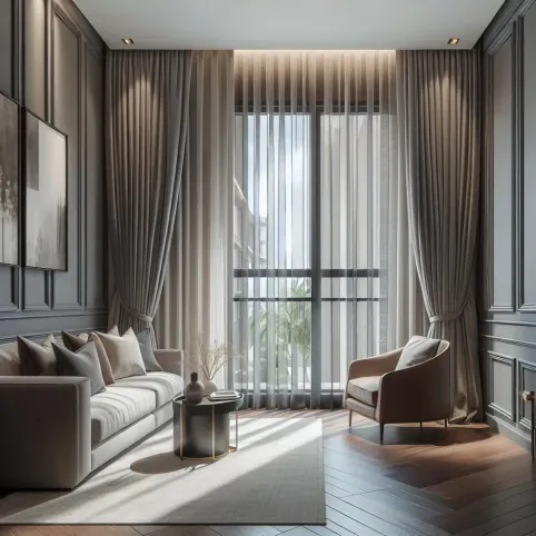 Jakie Zasłony Do Szarych Ścian I Brązowych Mebli